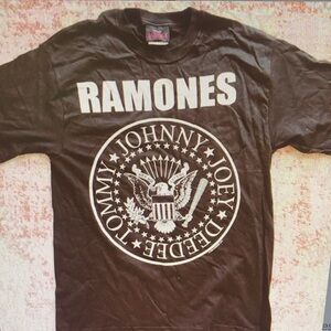 Ramones Graphic Tee in Black and White